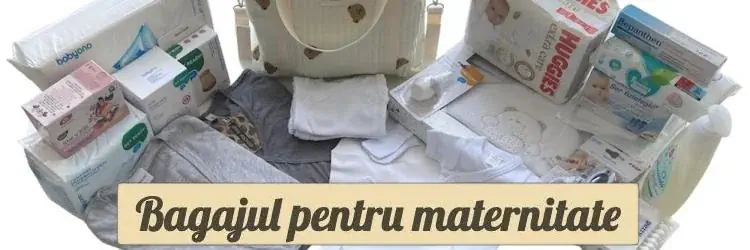 Set bagaj pentru maternitate pentru mamă și bebeluș